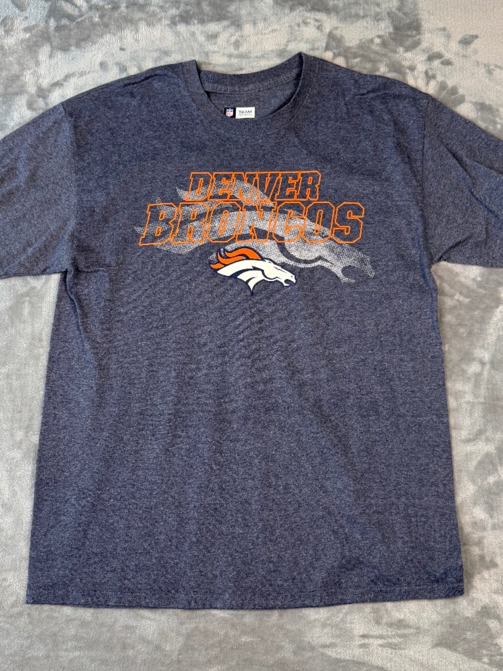 Denver Broncos Nike T-Shirt XL Black NFL Football Graphic Tee